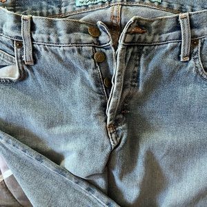 COPY - Mudd vintage 90’s style button fly low rise flare leg jeans